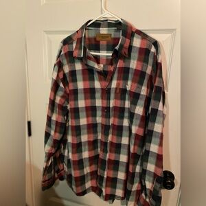 Clearwater plaid men’s shirt size XXL.